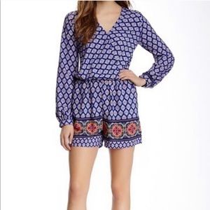 Everleigh Surplice Romper EUC M